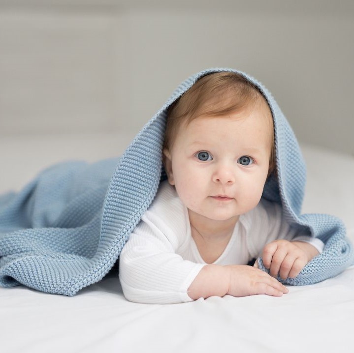 Sleepee Kocyk Bamboo Touch Baby Blue 70x90 cm