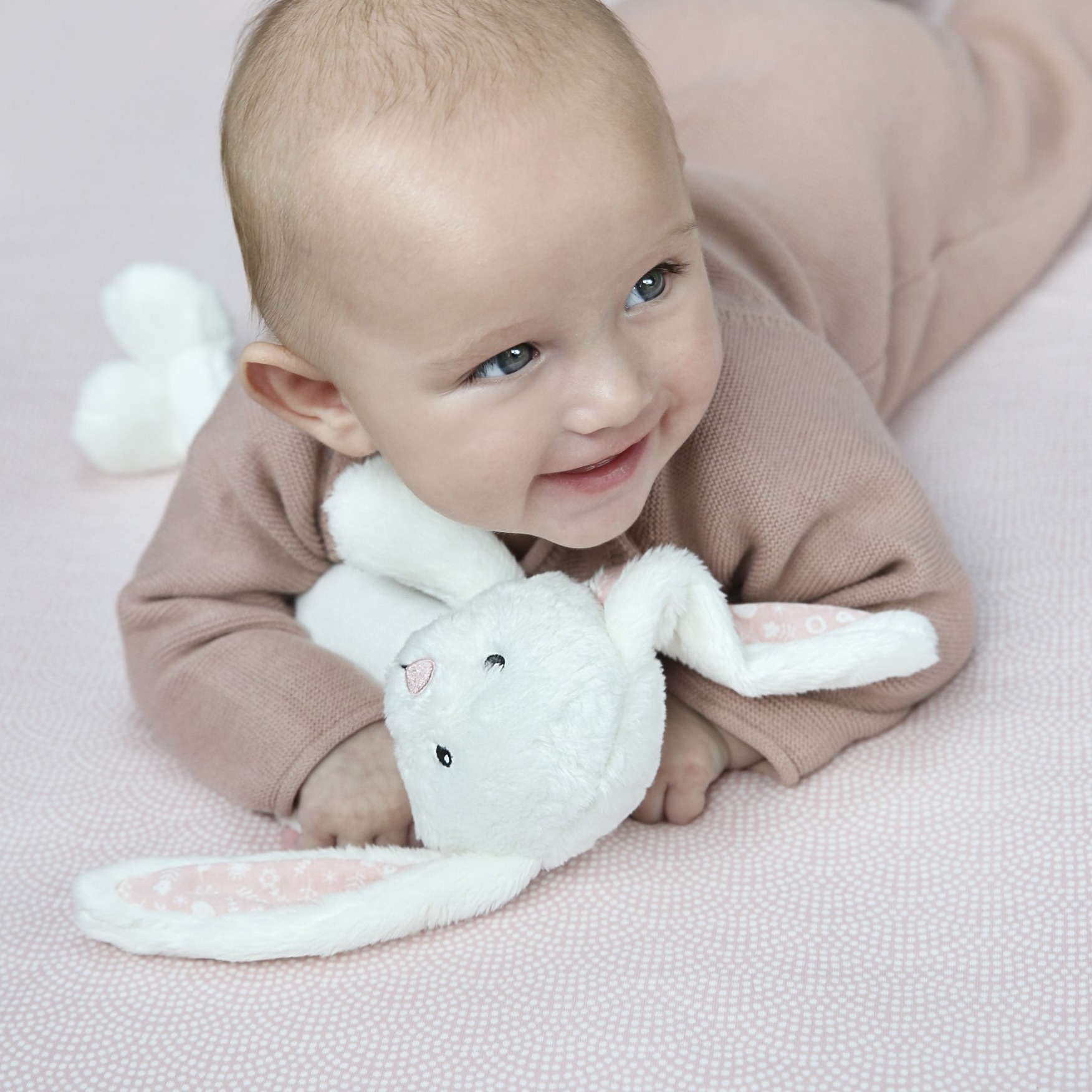 Little Dutch, Przytulanka króliczek 40cm Pink Adventure