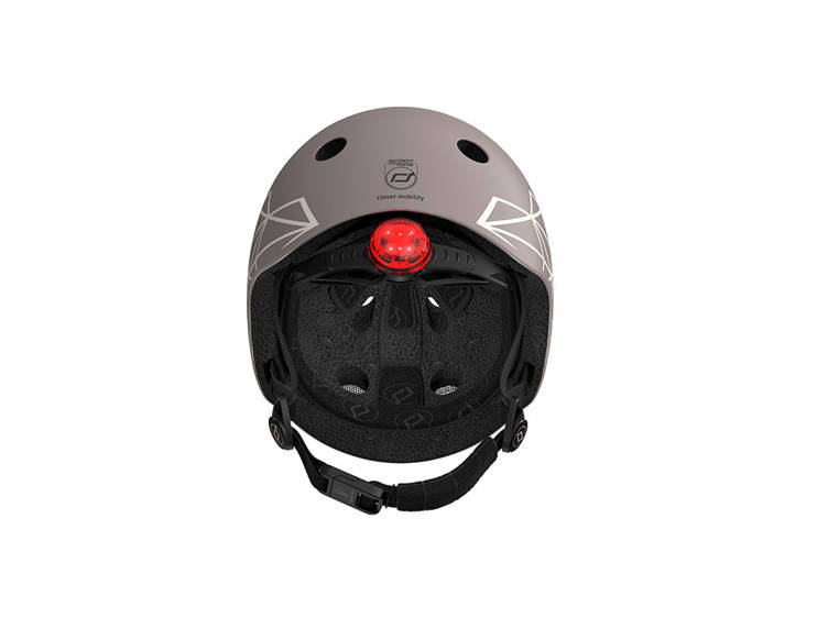 Scootandride Kask XXS-S Brown Lines 1-5 lat