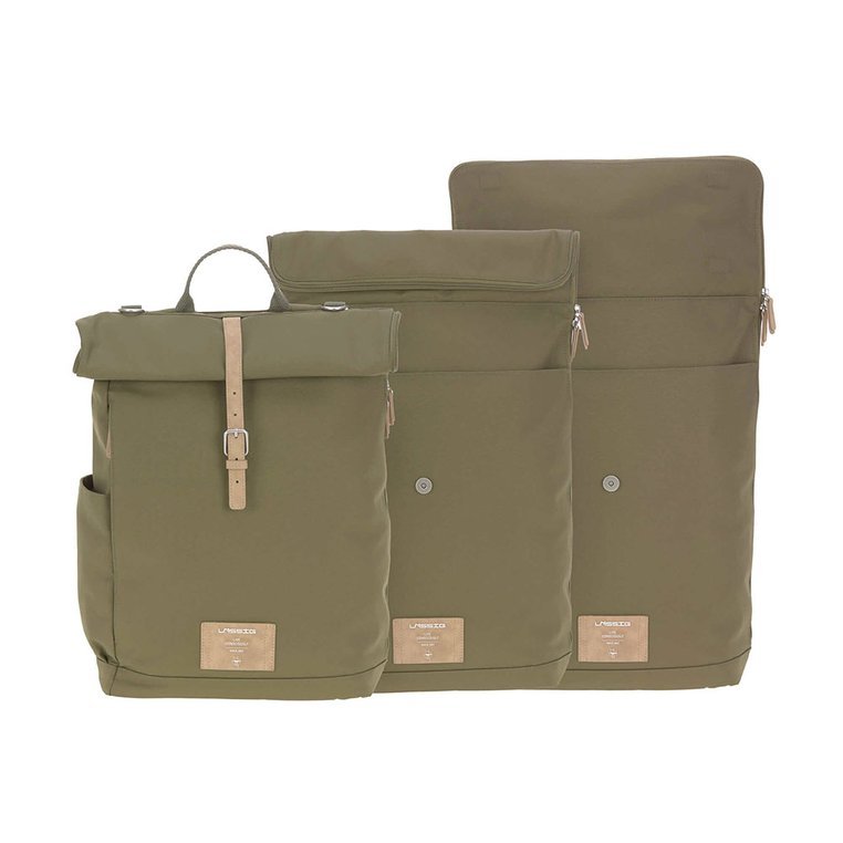 Lassig Green Label Plecak Rolltop Olive dla Mamy