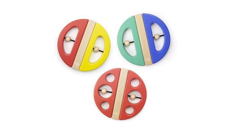 Tegu Klocki Magnetyczne BABY & TODDLER Swivel Bug Red 1+