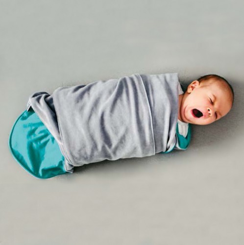 Otulacz Whisbear cienki turkusowy | Uspokaja
