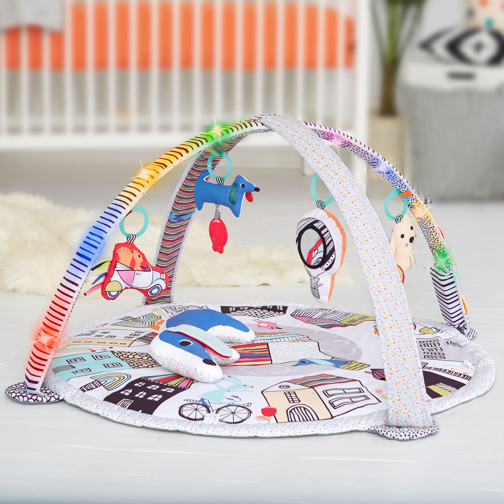 Skip Hop Mata Edukacyjna Wesołe Podwórko 0+ | Interaktywna