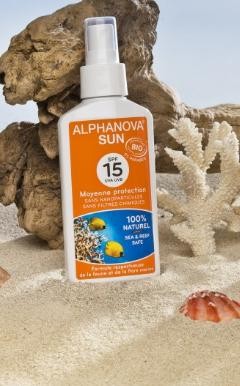 Alphanova Sun Bio Spray Przeciwsłoneczny SPF15 125ml