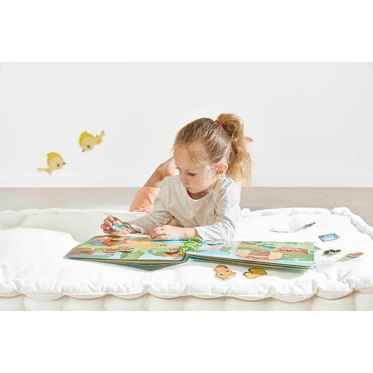 Janod Busy Book Farma Książeczka Edukacyjna Sensoryczna 3+