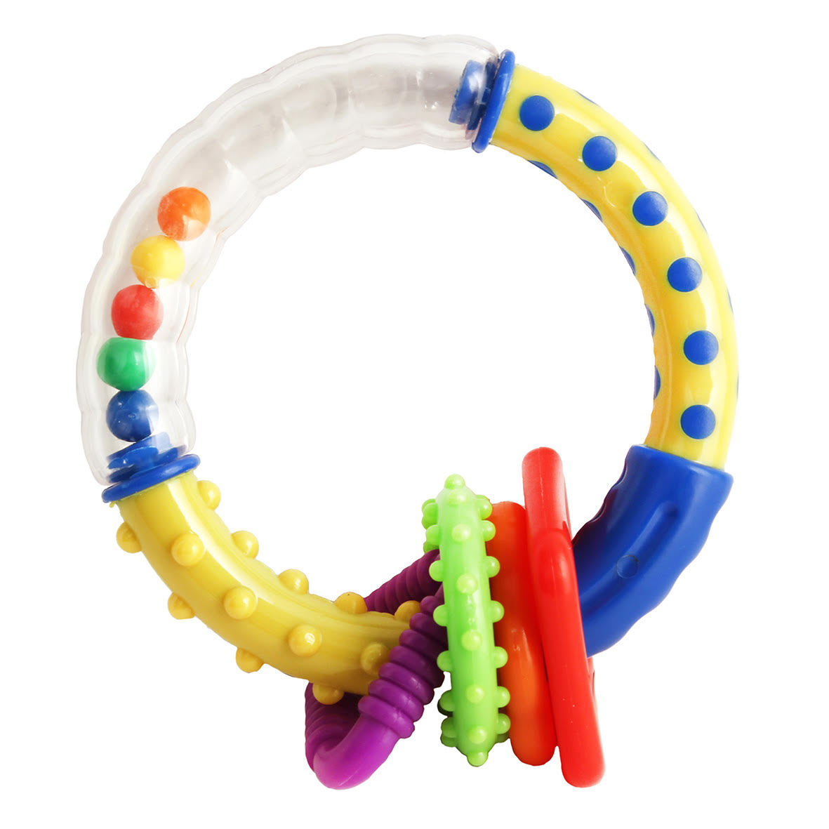 Poupy Gryzak z Grzechotką 4m+