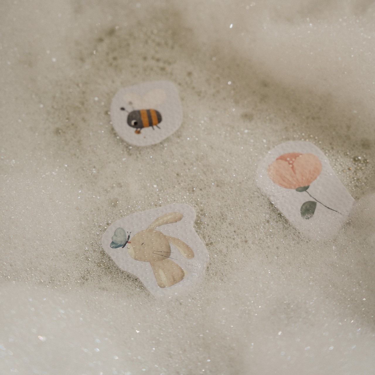 Little Dutch, Puzzle piankowe do kąpieli Flowers & Butterflies