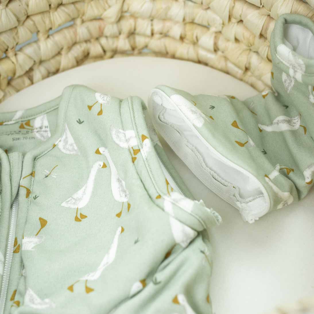 Little Dutch, Śpiworek do spania z odpinanymi rękawkami 90 cm Little Goose