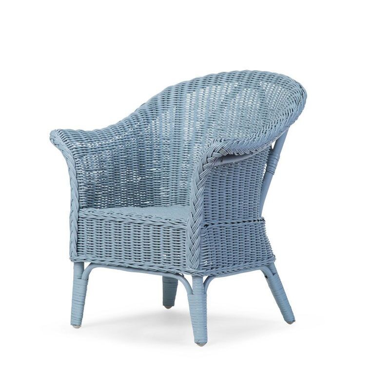 Childhome Fotel Dziecięcy MIMO Wiklinowy Niebieski 3+