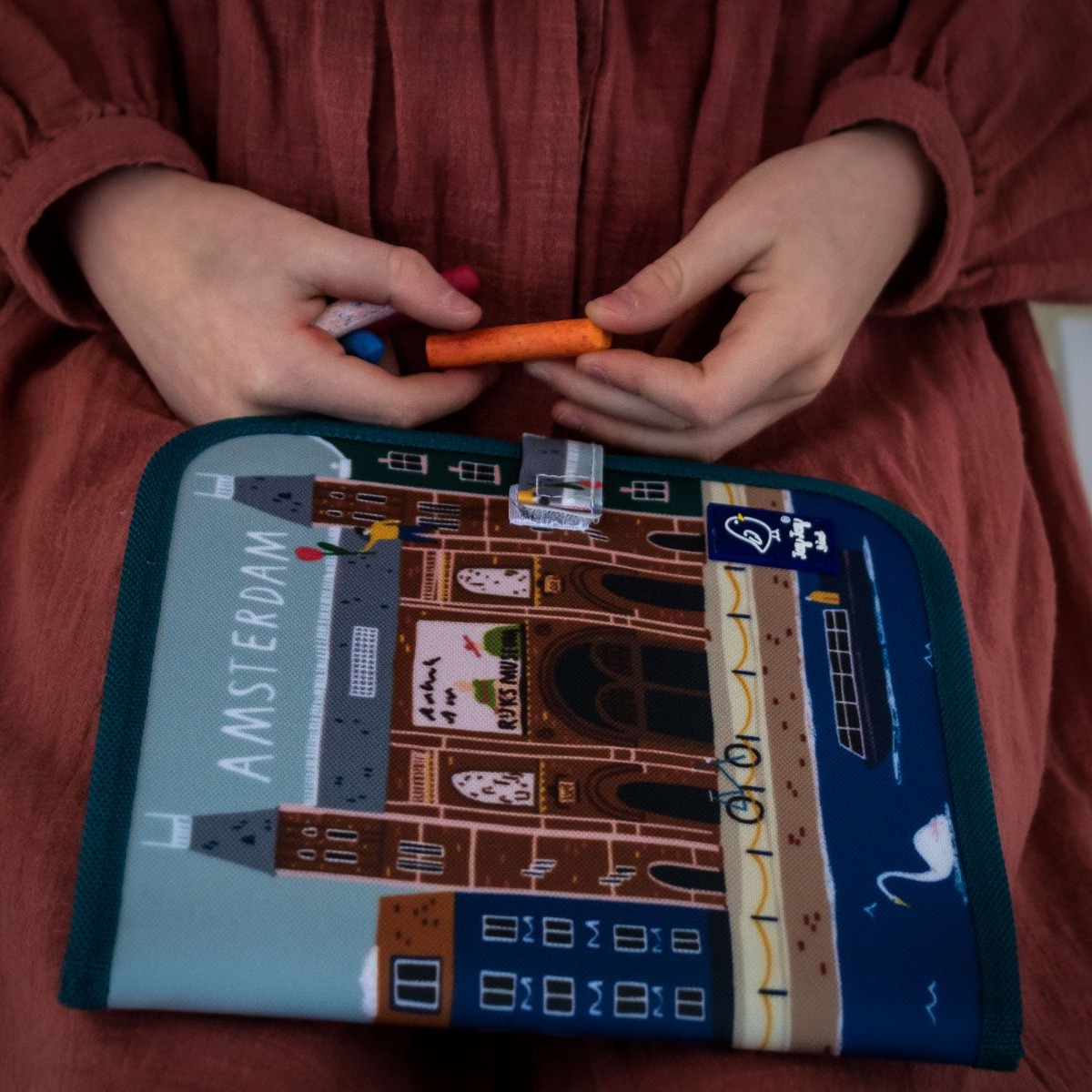 Jaq Jaq Bird Color It Book Amsterdam - Kolorowanka Wielokrotnego Użytku 3+