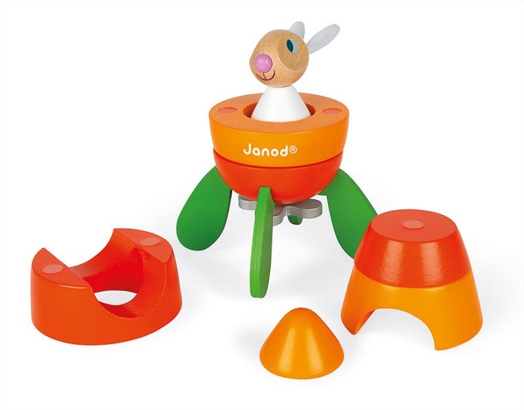 Janod Rakieta Magnetyczna z Królikiem 2+ lat