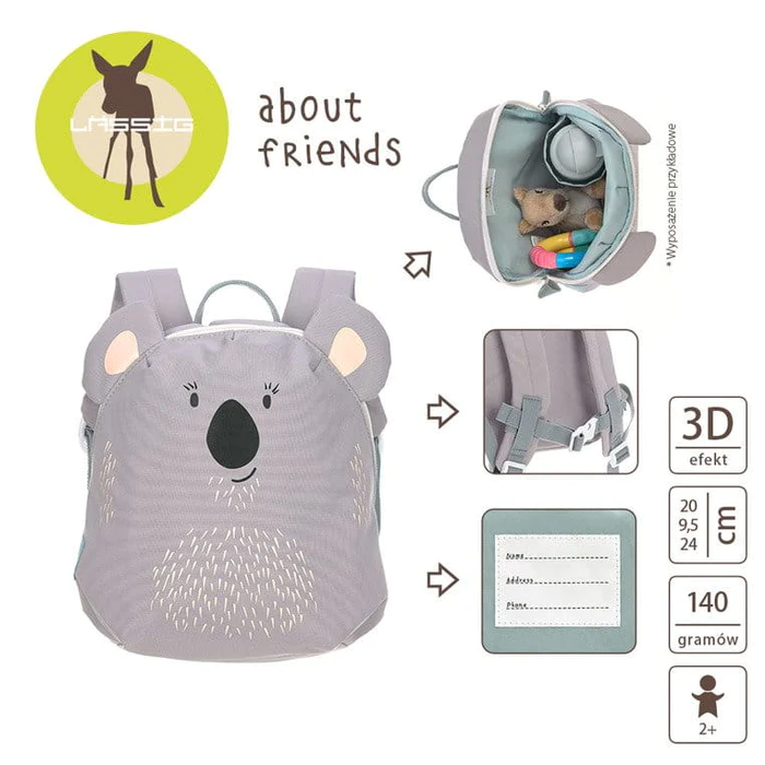 Lassig Plecak mini About Friends Koala 2+ | Fabryka Wafelków