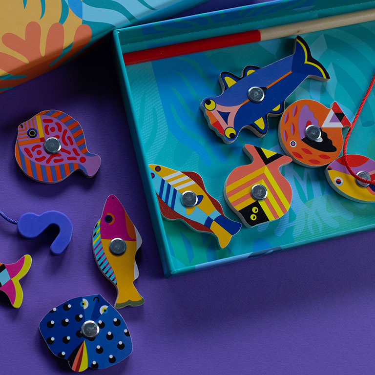 Djeco, Gra drewniana WĘDKOWANIE OCEAN