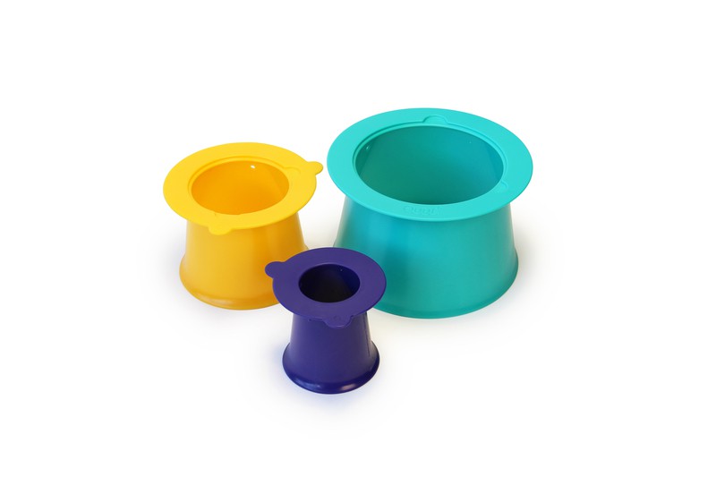 Quut Alto Kubeczki do Piasku 3 szt. 18m+