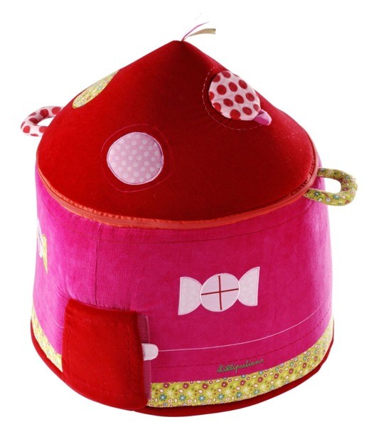 Lilliputiens Kosz na zabawki Biedronka Liz 30x30cm