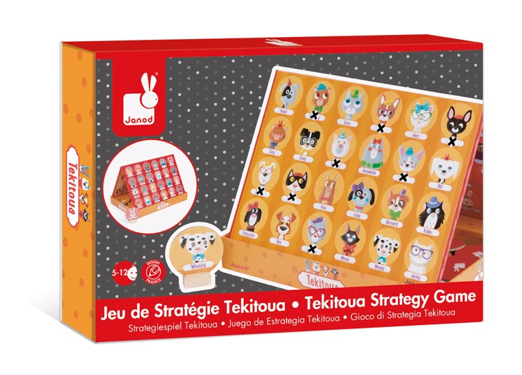 Janod Gra planszowa Zgadnij kim jestem! Zwierzęta 5+