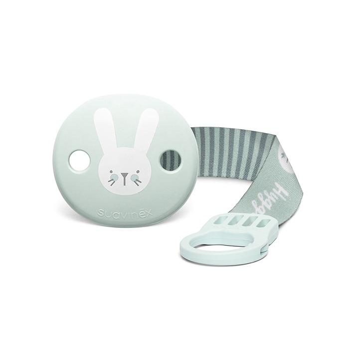 Suavinex Klips do smoczka HYGGE Królik Miętowy 0+