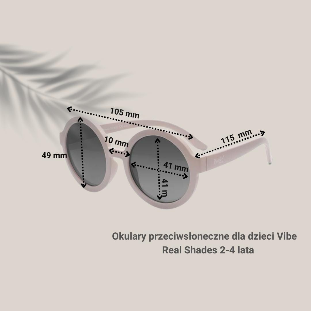 Real Shades Okulary Vibe Mauve 2-4 lata