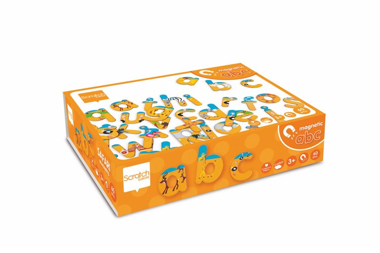 Scratch Magnetyczne Literki Safari 26el 3+