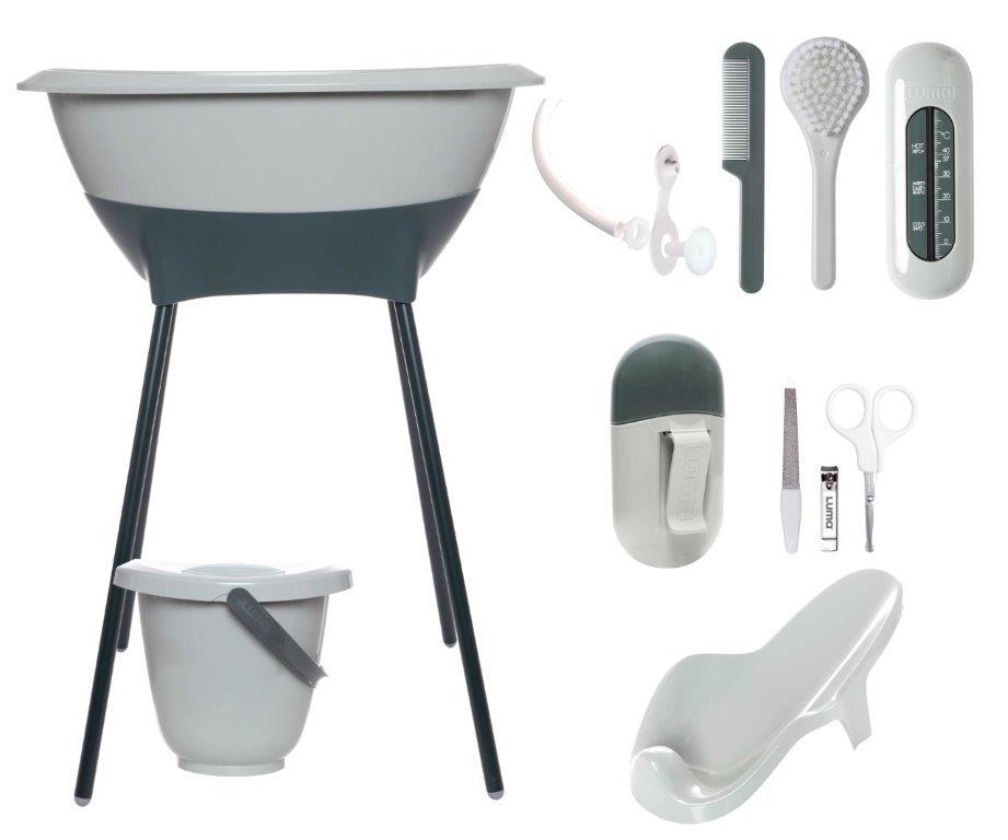 Luma Zestaw Kąpielowy 8 elementów Sage Green N/A