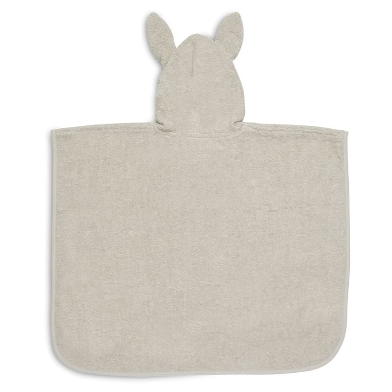 Jollein Poncho kąpielowe Rabbit 1-2 lata Nougat