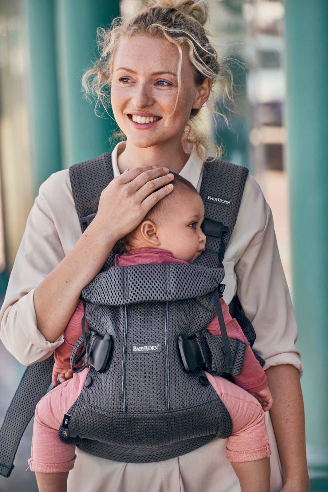 BabyBjorn Nosidełko One Air 3D Mesh Antracyt 0–3