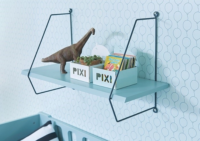 Done by Deer Półka Ścienna Niebieska 60cm