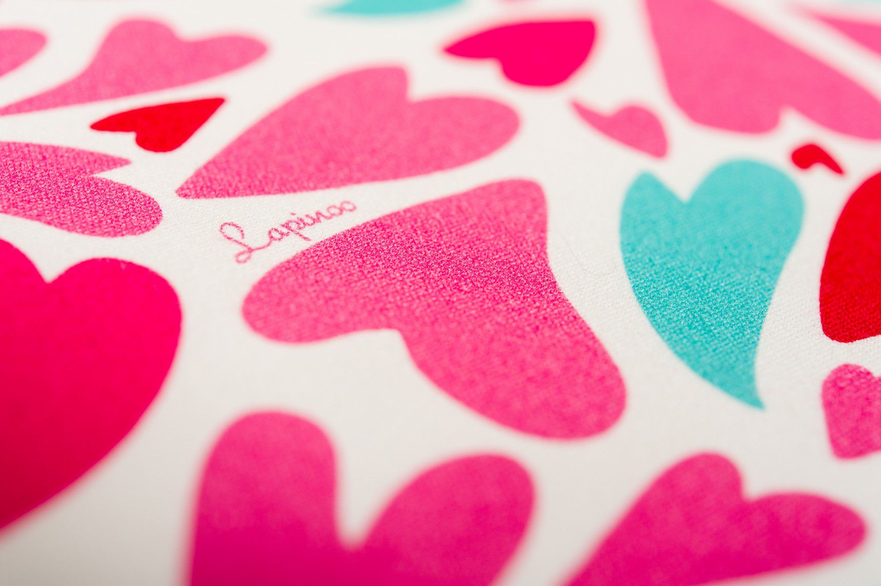 Lapinoo Kocyk w serca Bambusowy 100x80cm