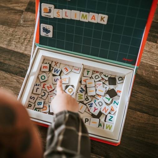 Janod, Magnetyczna układanka Polski Alfabet Magnetibook