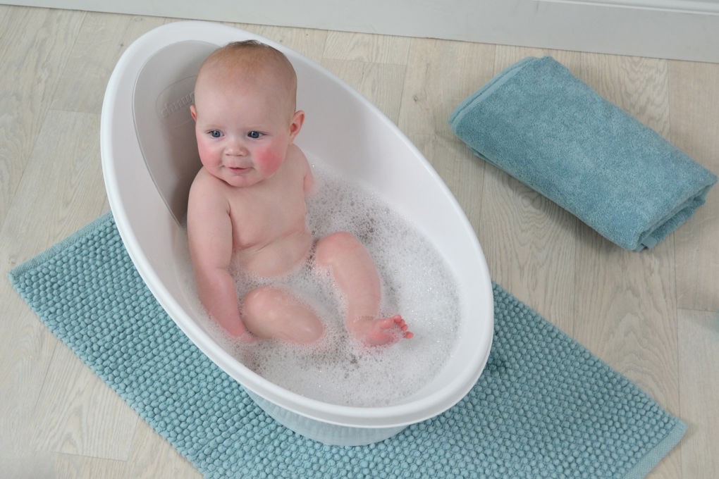 Shnuggle Wanienka z piankowym oparciem Slate Grey