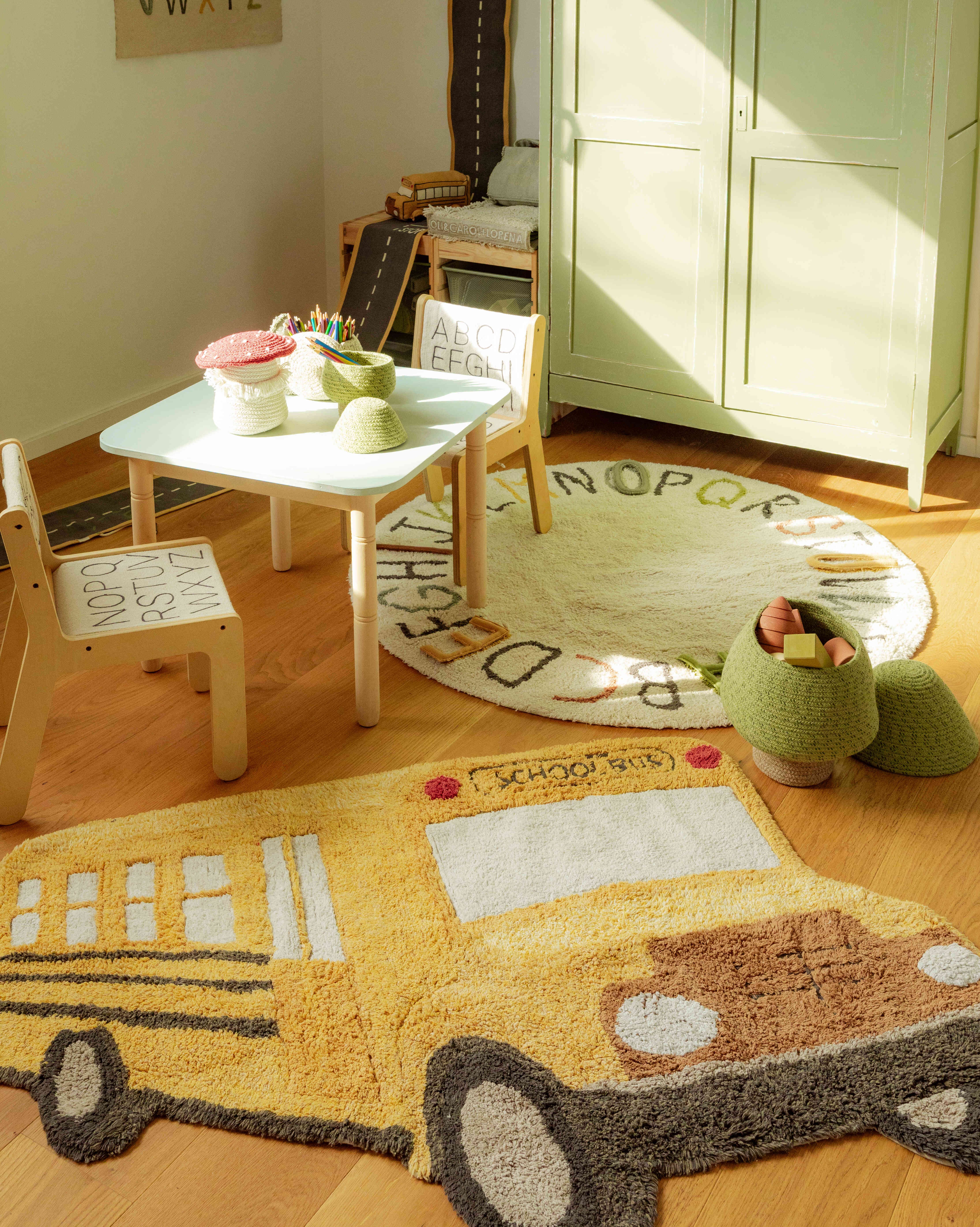 Lorena Canals Dywan bawełniany School Bus 130×90 cm