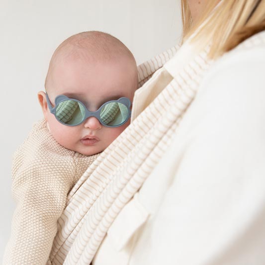 Ki ET LA, Okulary przeciwsłoneczne Ours'on 0-1 Silver blue