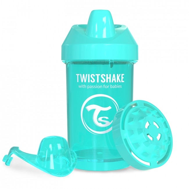 Twistshake Kubek Niekapek z Mikserem 300ml Turkusowy 8m+