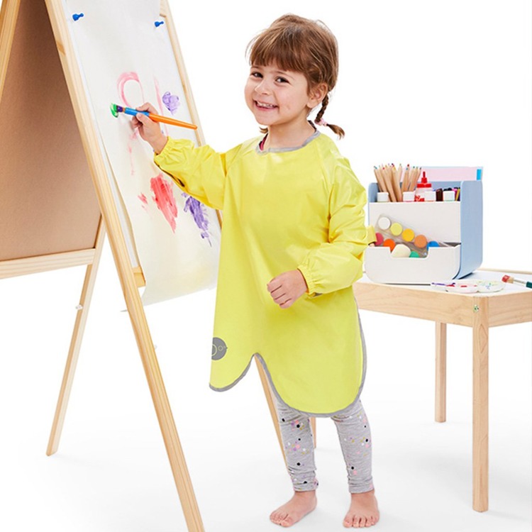 B.box Fartuszek wodoodporny z rękawami 2-4 lata Lemon Sherbert