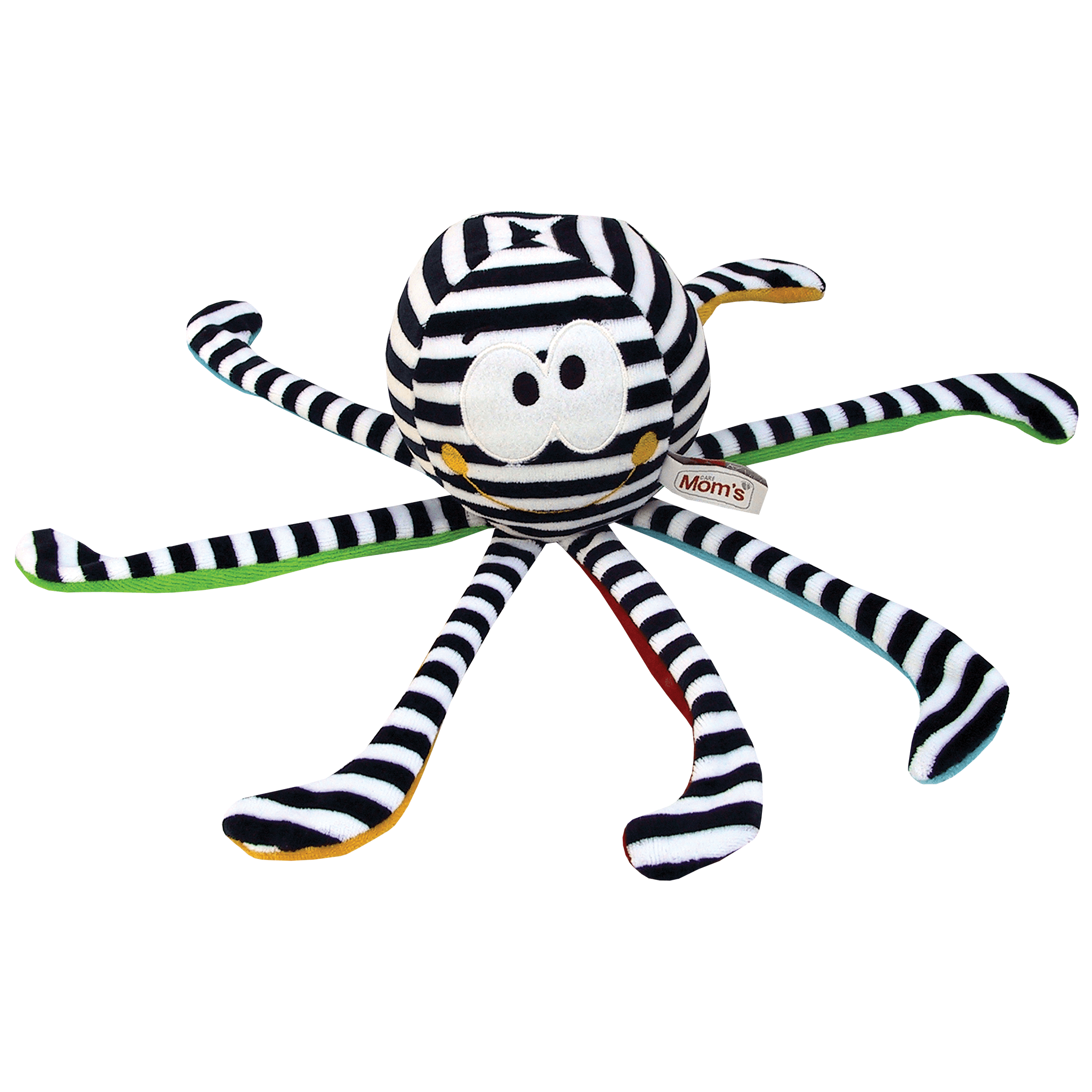 Mom's Care Ośmiornica z Szumem Prenatalnym 0+ Biało-Czarna