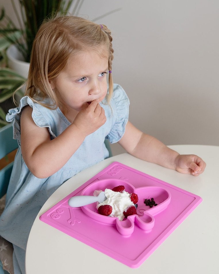 EZPZ Miseczka z Podkładką 2w1 Peppa Pig Różowa