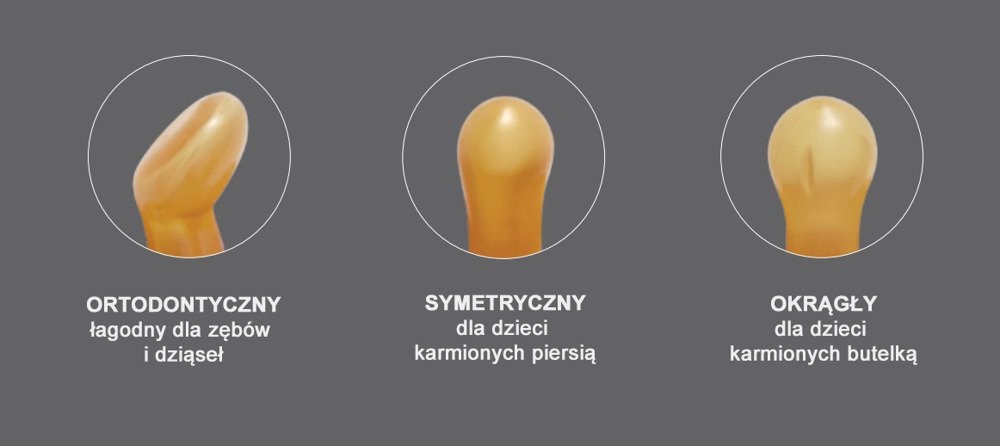 Hevea Smoczek Kauczukowy Anatomiczny 3-36 msc
