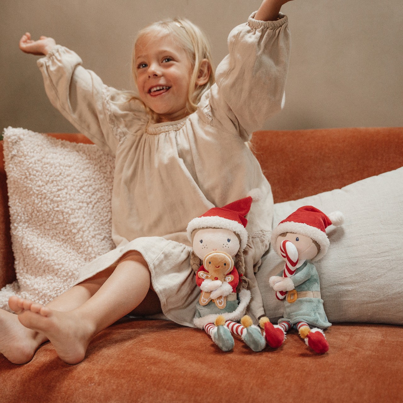 Little Dutch, Laleczka X-mas Rosa 35 cm