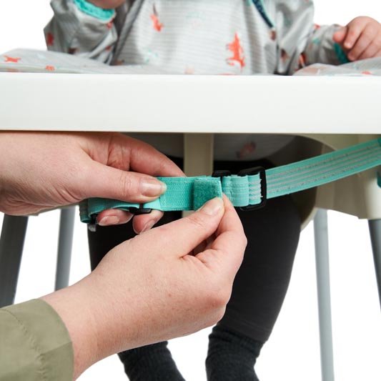 BIBaDO Wodoodporny śliniak BLW Woodland 6m-3l