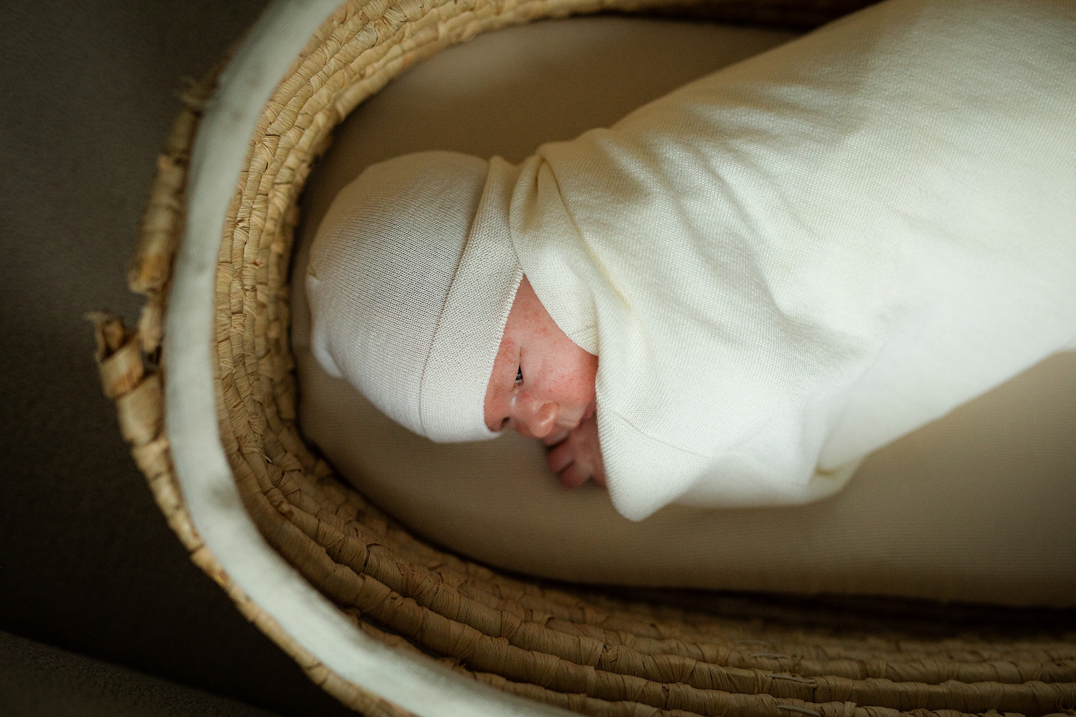 YARNAMI Zestaw Merino Cozy Kocyk i Czapeczka