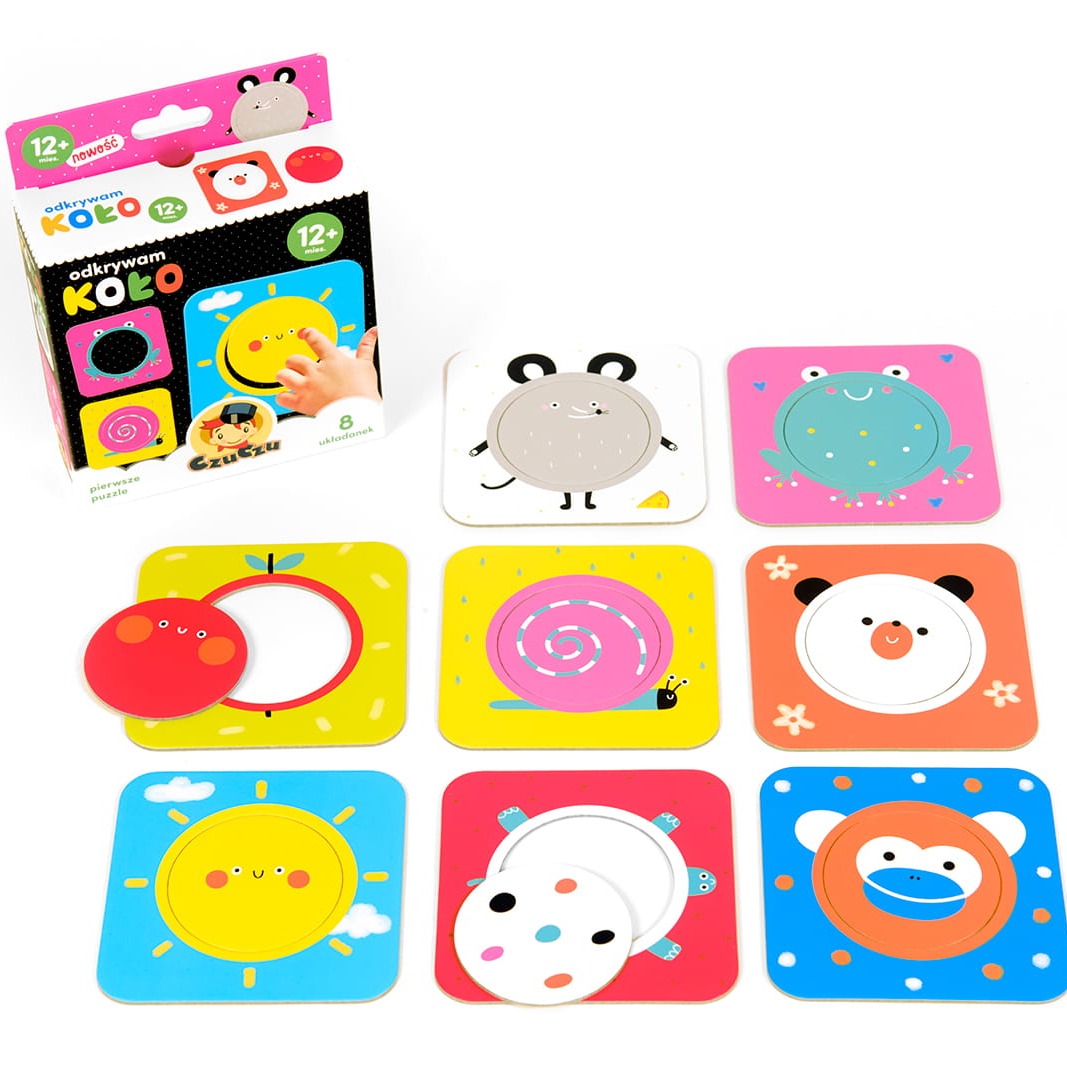 Czuczu Puzzle Odkrywam Koło 12m+