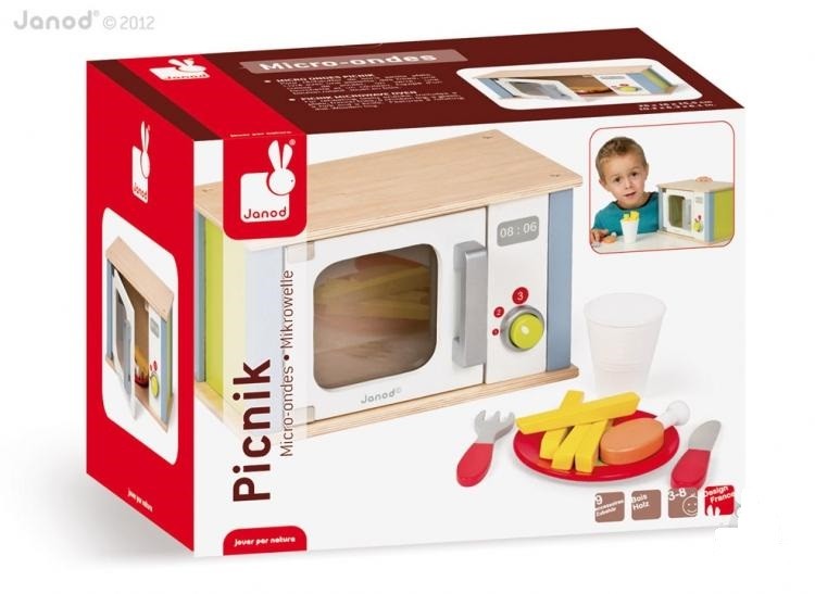 Janod Kuchenka mikrofalowa Akcesoria do zabawy 3+