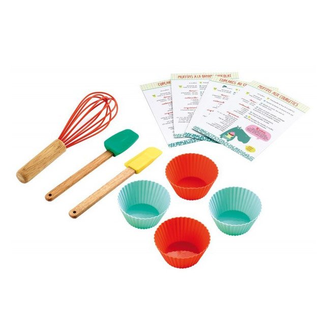 Maison Petit Jour, Zestaw dla dzieci do pieczenia ciastek 7 el.