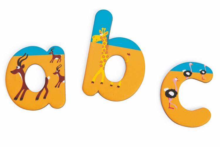 Scratch Magnetyczne Literki Safari 26el 3+