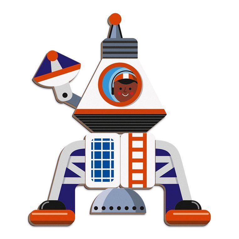 Janod Magnetibook Układanka Magnetyczna Kosmos 3+