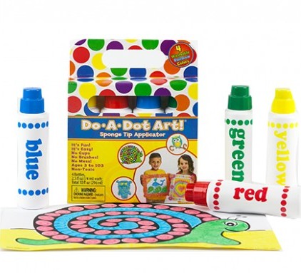 Do-A-Dot Art Duże flamastry kropkowe - podstawowe kolory 3+