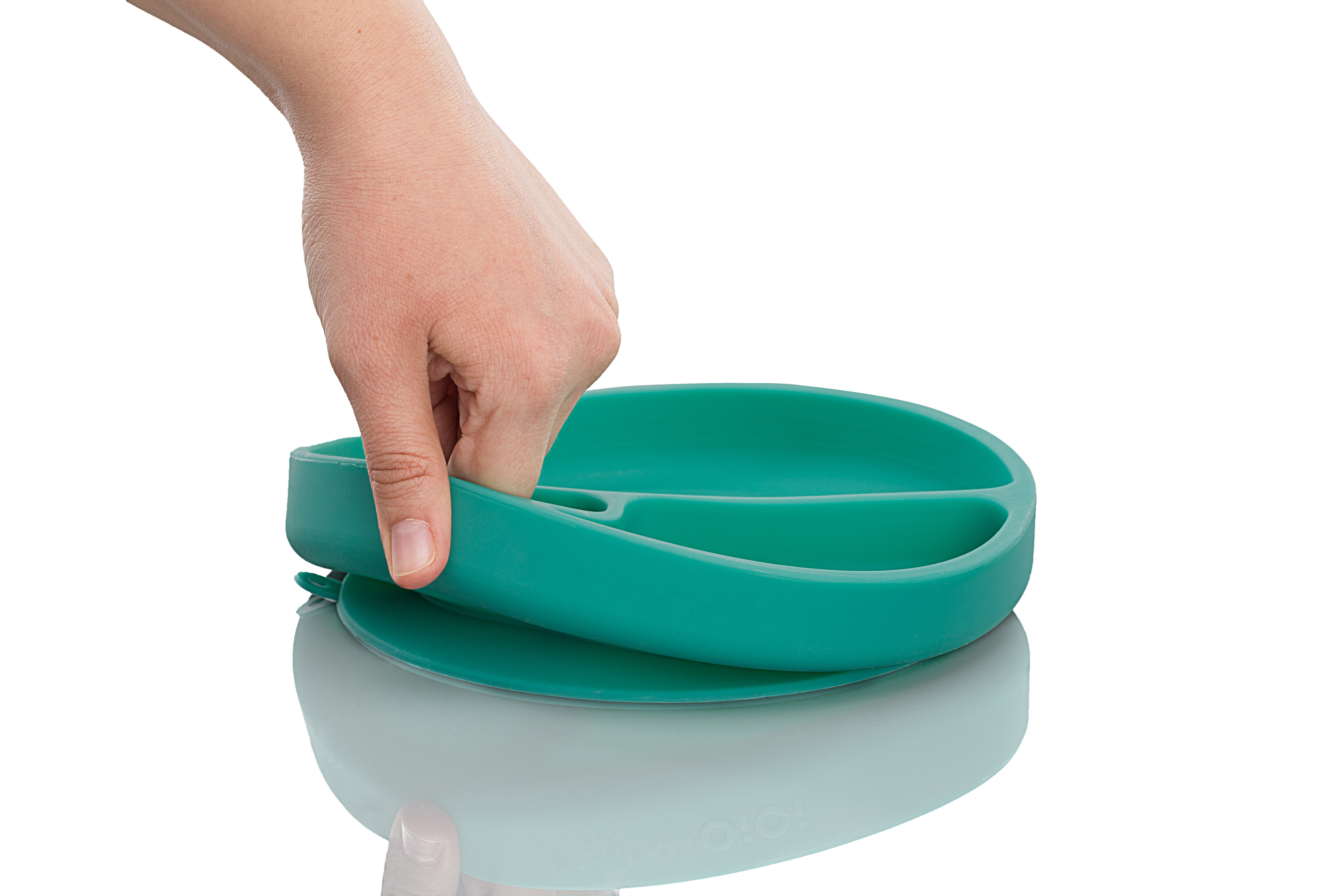 Minikoioi Talerzyk Silikonowy Zielony 6m+