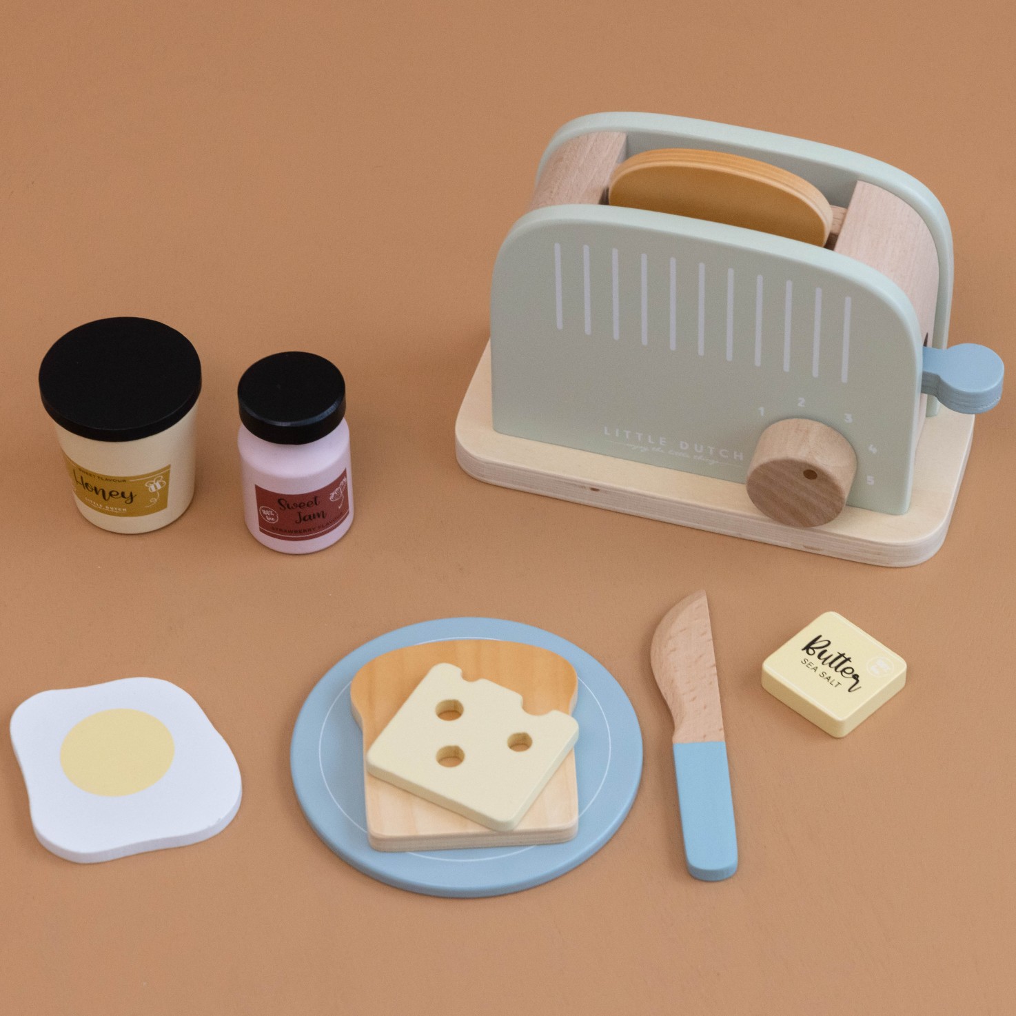 Little Dutch Toster z akcesoriami 10 el. 2+