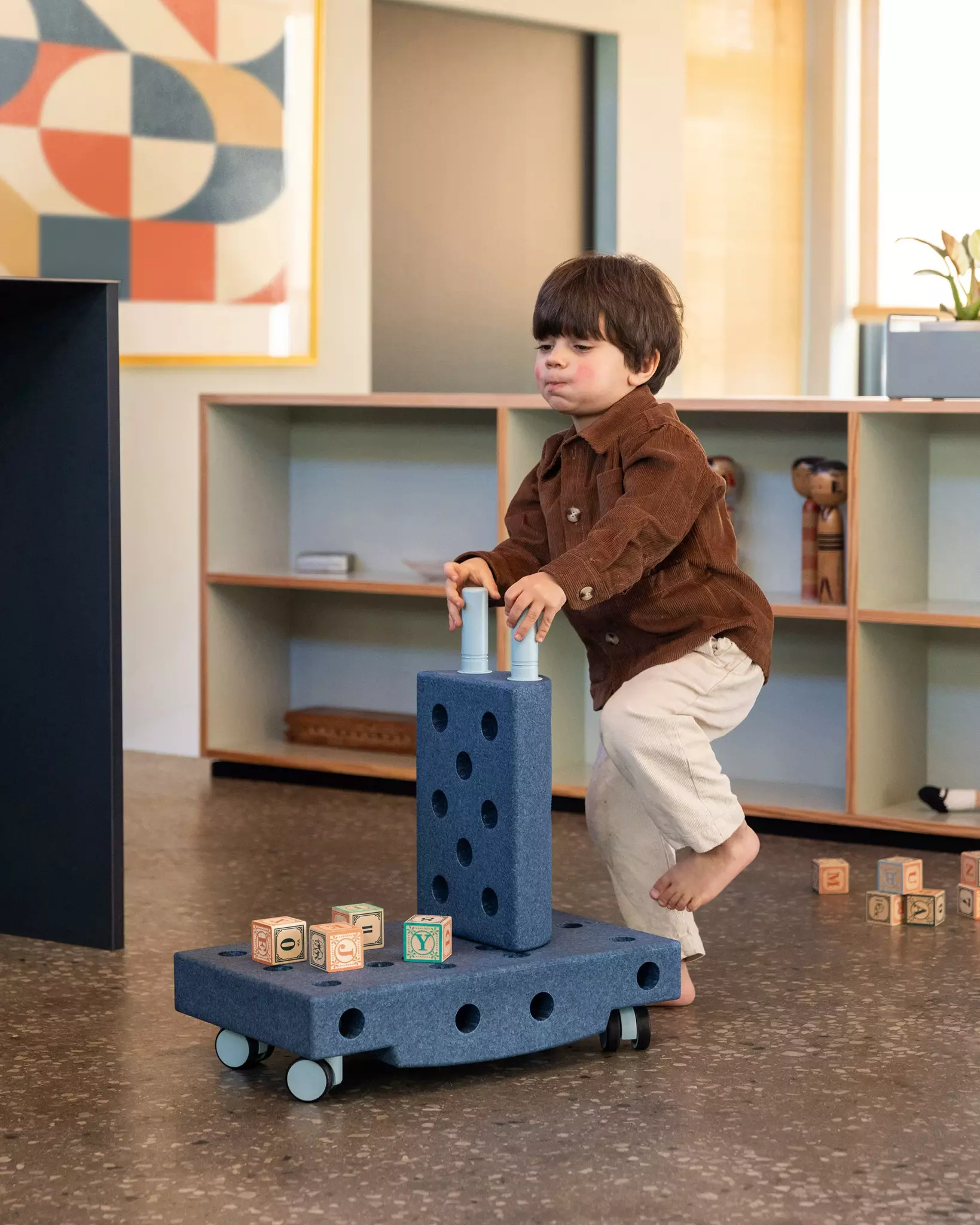 MODU Curiosity Set - Kreatywne Klocki Motoryczne, Niebieski 1+