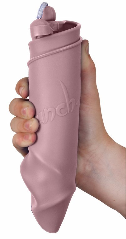 Zwijane wiaderko silikonowe Pudrowy Róż | Plażowe 1+